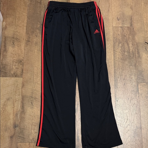 adidas Other - Adidas Black Pants with Red Accents